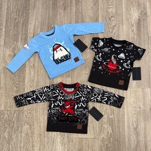 NWT Elite Premium Denim boys tops bundle of 3, sz 12M